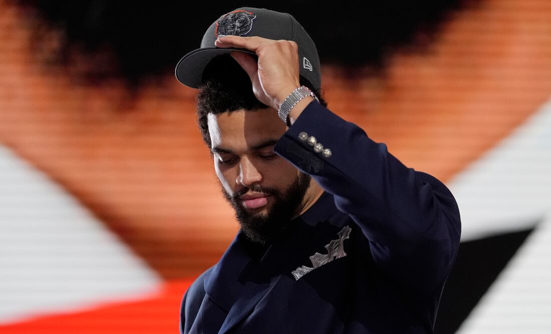 Caleb Williams en el pick global del Draft 2024 - Foto: AP