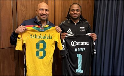 Mundial 2026: Óscar Pérez y el sudafricano Siphiwe Tshabalala, históricos de 2010 se reencuentran tras 16 años