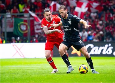 Sergio Canales rescató al Monterrey, que empató 1-1 ante Toluca en el Nemesio Diez