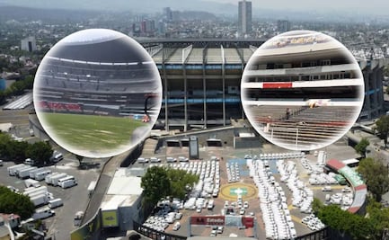 Estadio Azteca: Se meten a la cancha del Coloso de Santa Úrsula y revelan impresionante detalle