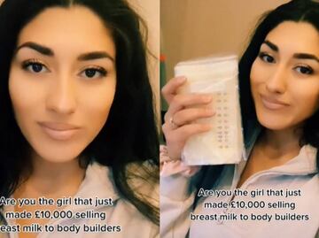 Tiktoker gana fortuna vendiendo su leche materna y causa indignación