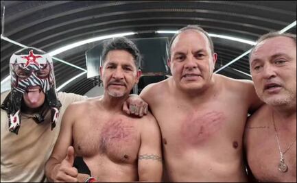 Cuauhtémoc Blanco recibió un tremendo 'raquetazo' del Penta Zero Miedo y terminó rendido