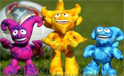 Ato, Kaz y Nik, las máscotas más feas en la historia de las Copas del Mundo