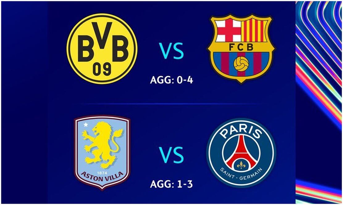 Partidos de vuelta de los Cuartos de Final FOTO: @ChampionsLeague
