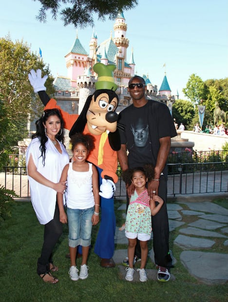 Kobe Bryant, su esposa y sus hijas...