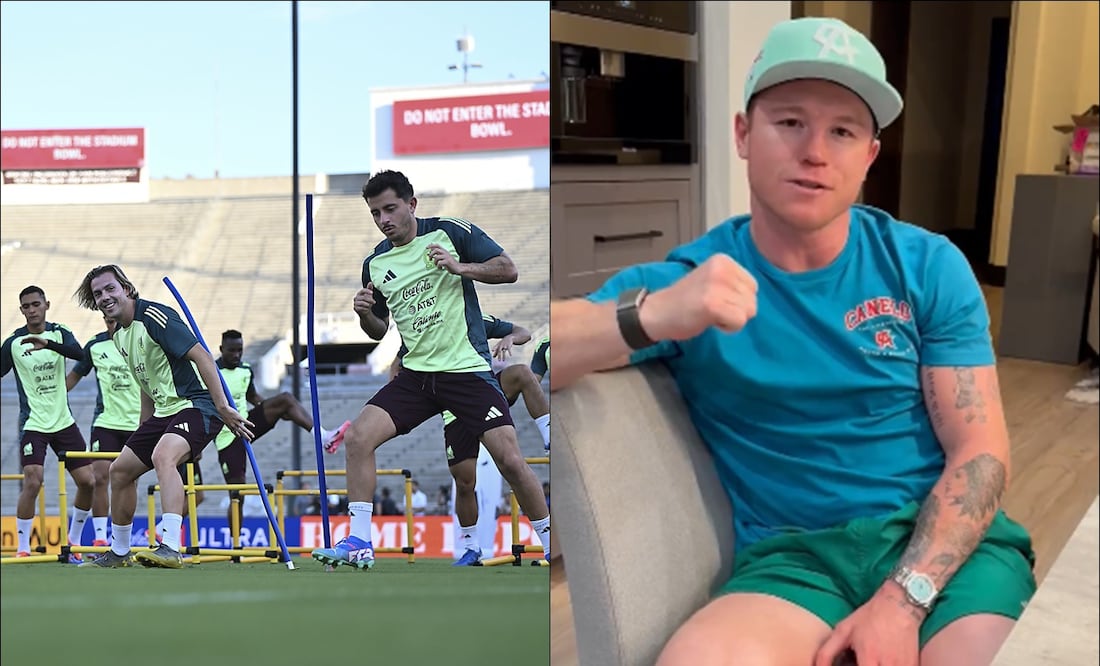 Los seleccionados mexicanos contarán con el apoyo de Saúl Álvarez en el Rose Bowl. FOTO: Imago7 / @canelo