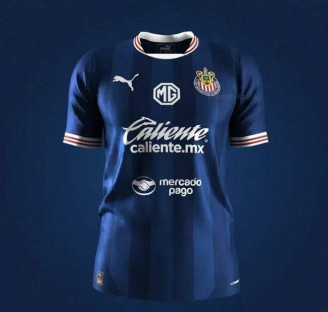 Filtran la playera alternativa que usarían las Chivas en el Apertura 2024. FOTO: @RodolfoMadrid_