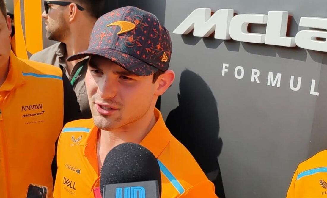 Pato O'Ward después de la Práctica Libre 1 del Gran Premio de México - Foto: Óscar Torres/EL UNIVERSAL