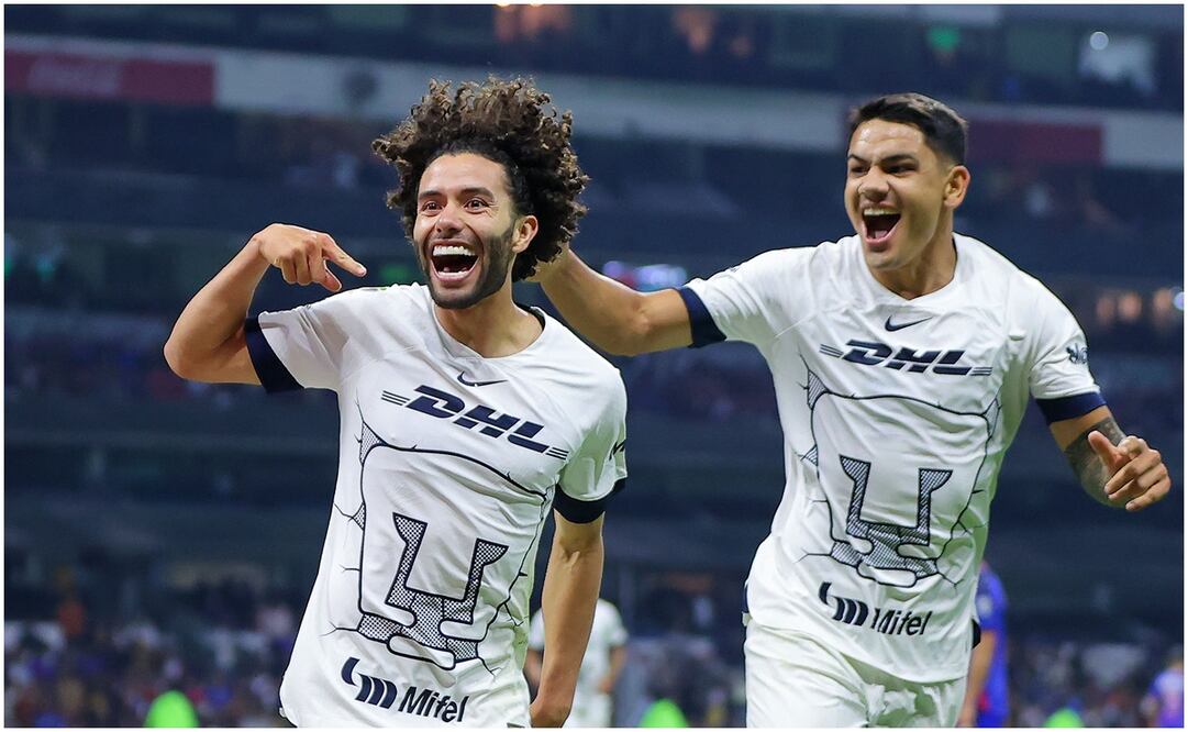 Chino Huerta marcó doblete en la goleada de Pumas - Imago7