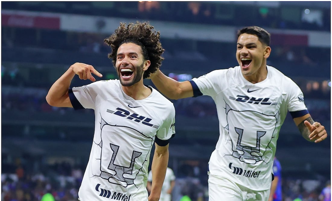 Chino Huerta marcó doblete en la goleada de Pumas - Imago7