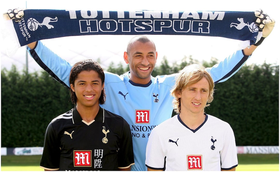 Giovani Dos Santos, Marcos y Luka Modric con Tottenham / FOTO: EFE