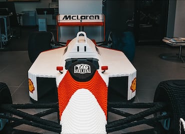Lego recrea con 400 mil piezas el histórico McLaren de Ayrton Senna