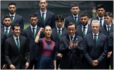 Claudia Sheinbaum abandera a la Selección Mexicana previo a su debut el Mundial 2026