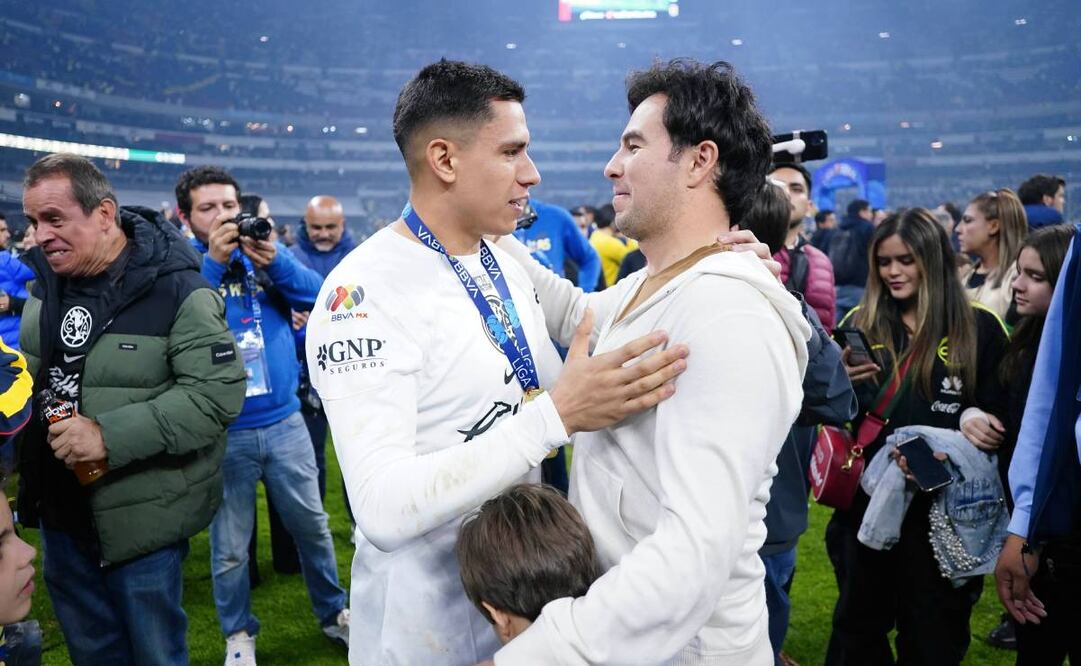 Checo Pérez es fiel aficionado del futbol, siendo América su equipo favorito. Foto: Imago7