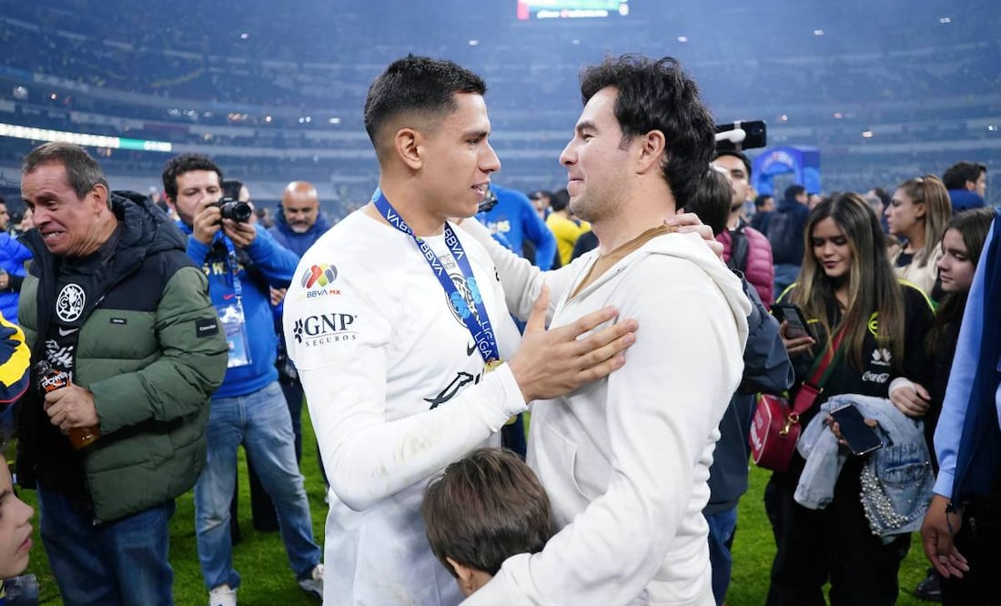 Checo Pérez es fiel aficionado del futbol, siendo América su equipo favorito. Foto: Imago7
