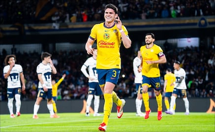 América gana el Clásico Capitalino tras imponerse 0-2 a Pumas en el Olímpico Universitario