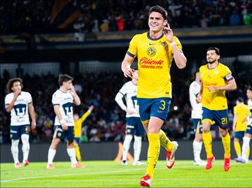 América gana el Clásico Capitalino tras imponerse 0-2 a Pumas en el Olímpico Universitario