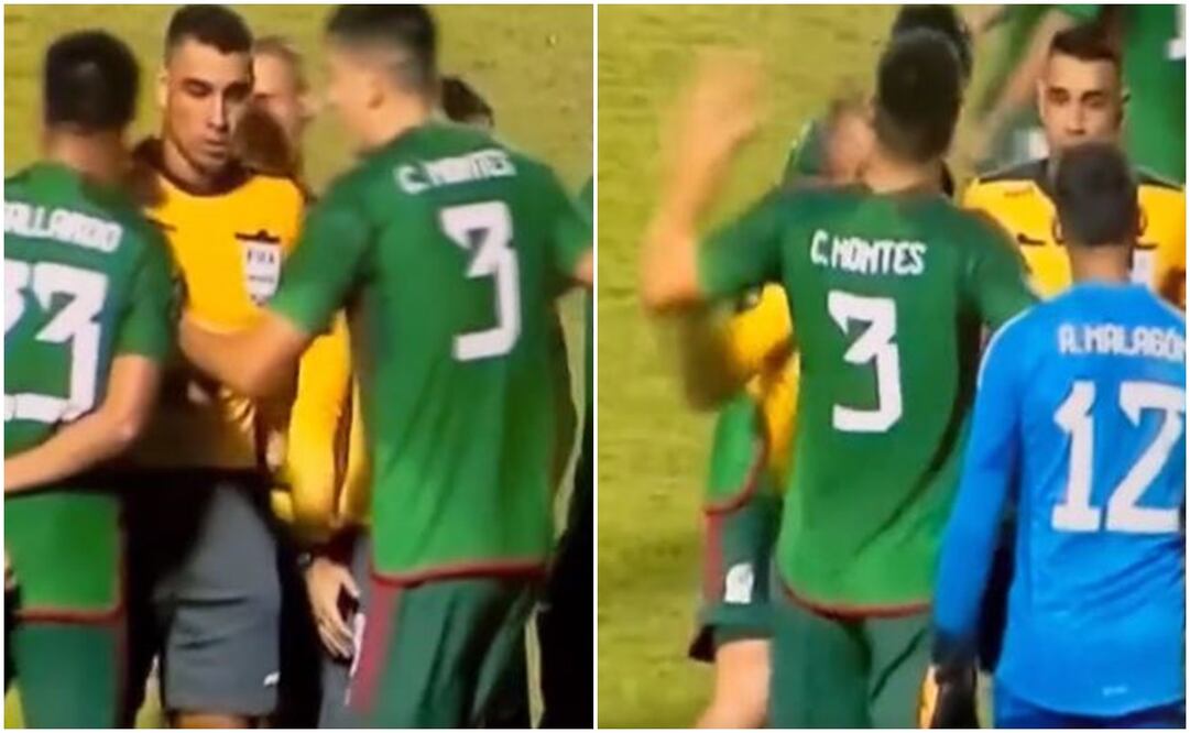 César Montes reclamó furioso al arbitraje tras derrota frente a Honduras - Especial
