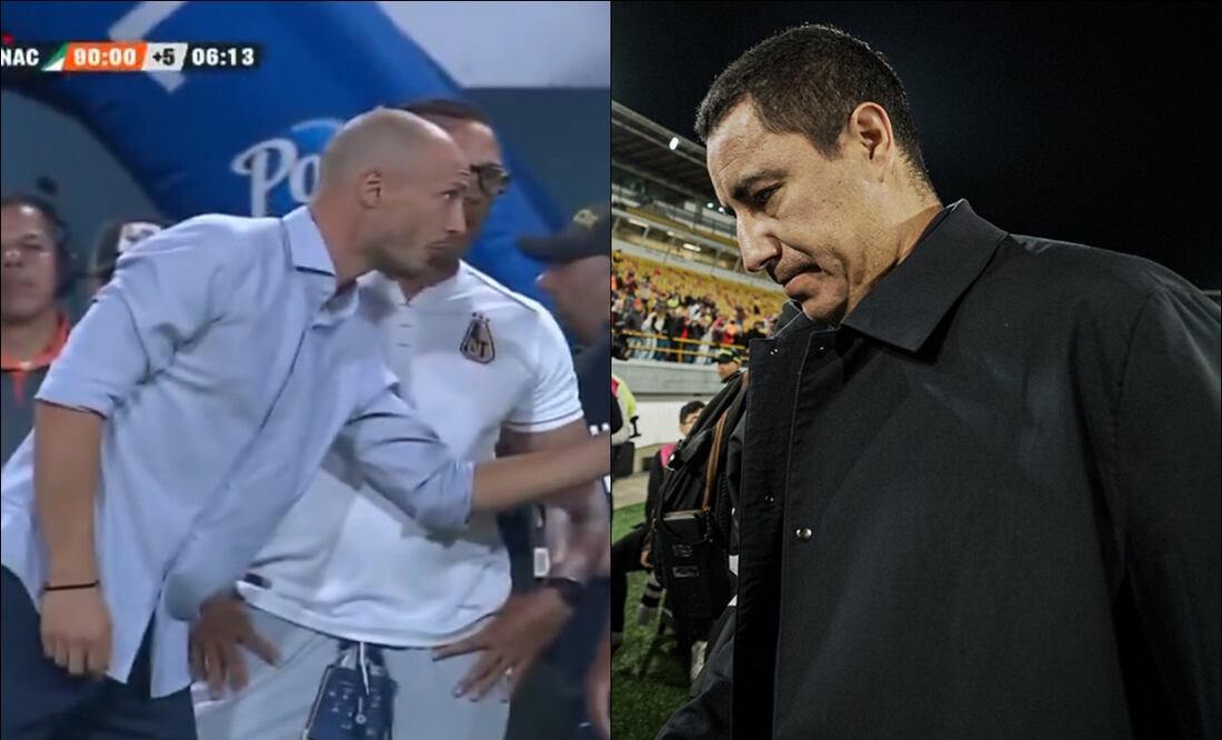 Efraín Juárez se molestó con el técnico del Tolima por haber insultado a uno de sus jugadores. FOTO: Captura / @nacionaloficial