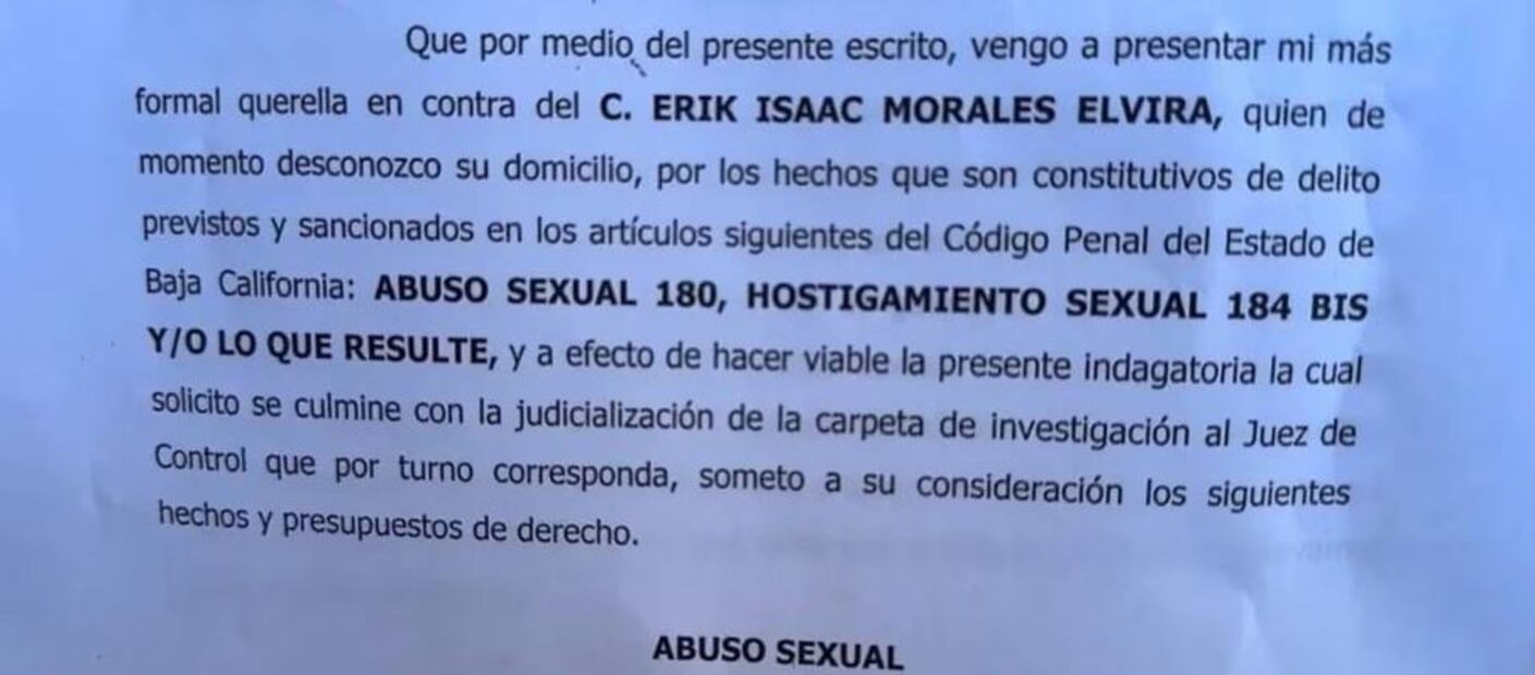 Denuncia contra "Terrible" Morales - Foto: Blanco y Negro.