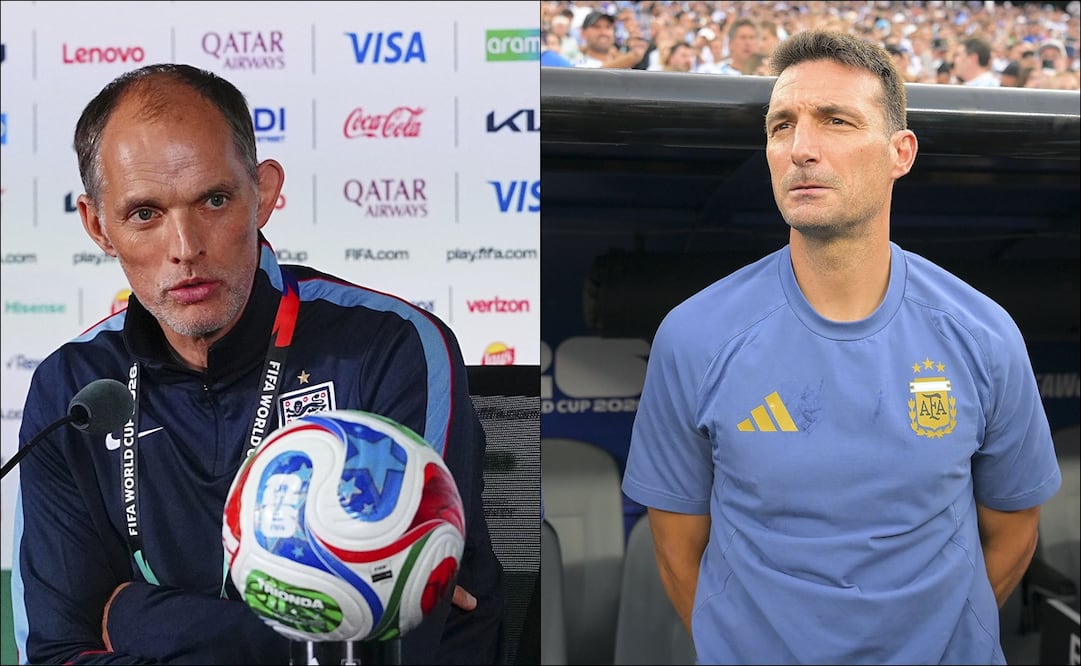 Lionel Scaloni y Thomas Tuchel protagonizaron divertido momento antes de medirse en semifinales del Mundial / FOTOS: Imago7