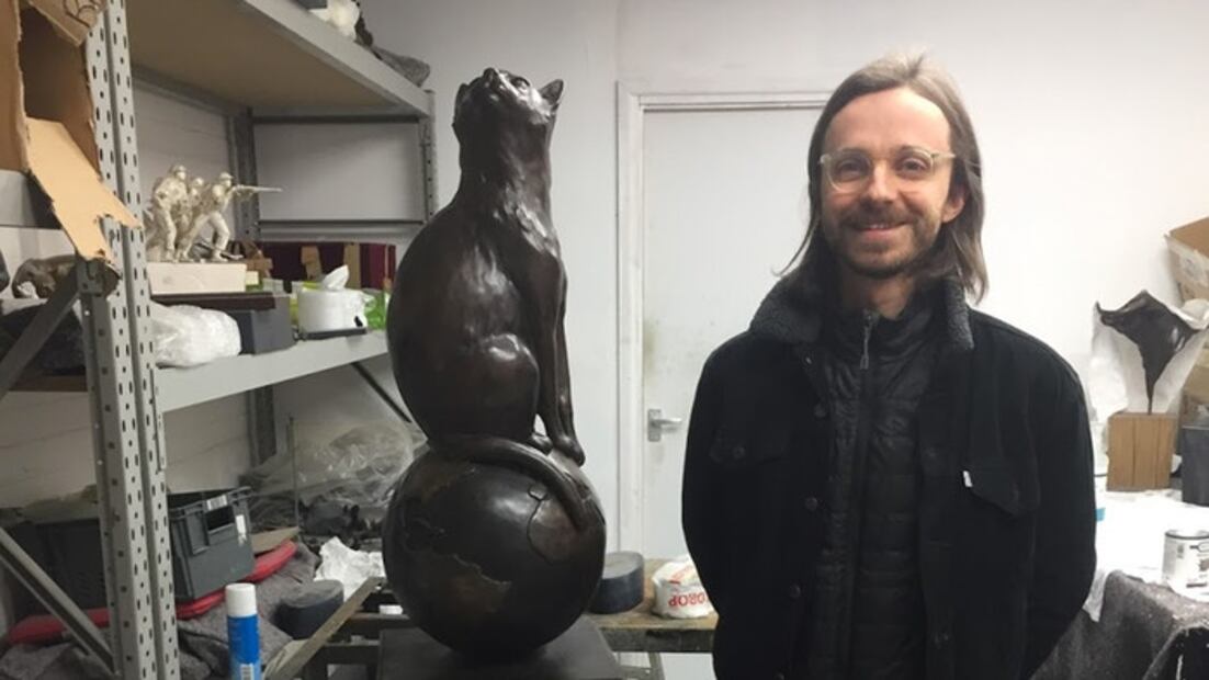 Félicette, la primera gatita que viajó al espacio ya tiene su estatua