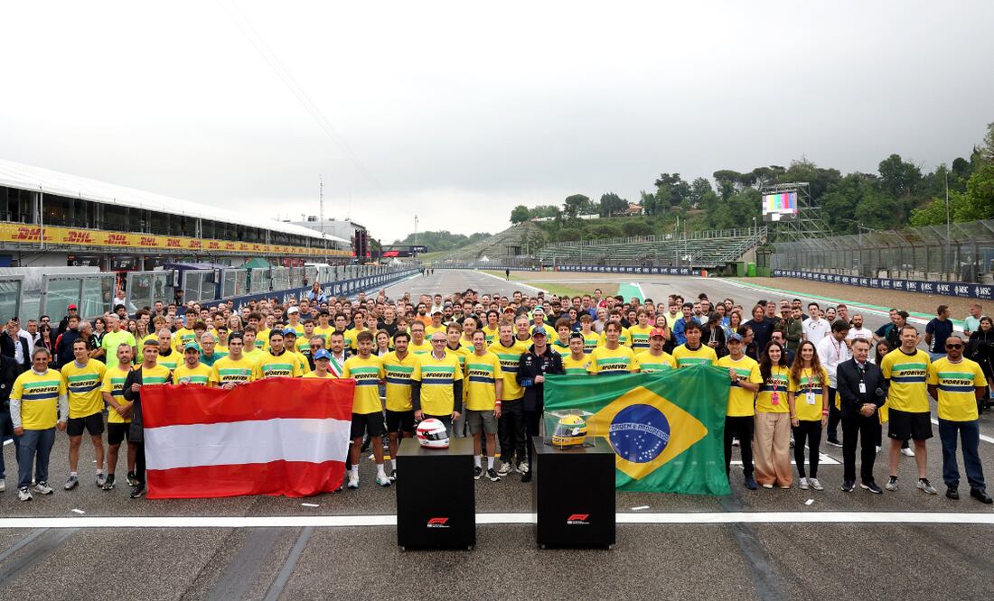 Homenaje a Ayrton y Roland | Fuente: X @F1
