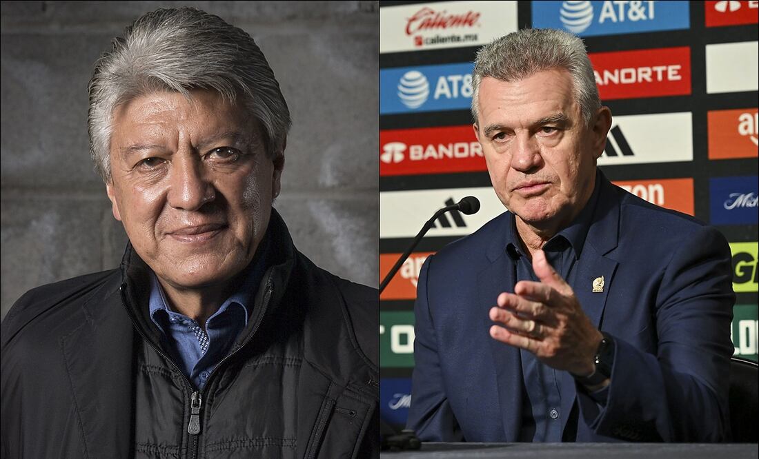 Jesús Ramírez y Javier Aguirre. FOTOS: Imago7