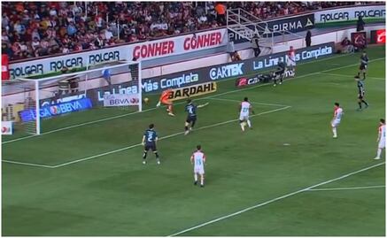VIDEO: Necaxa se adelantó con gol de Diber Cambindo sobre el Rebaño de Gago