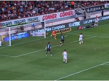 VIDEO: Necaxa se adelantó con gol de Diber Cambindo sobre el Rebaño de Gago