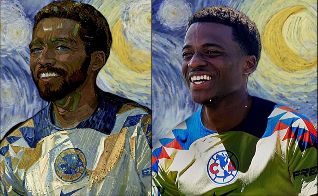 Javairo Dilrosun fue anunciado en América al estilo de una pintura de Vincent van Gogh. Foto: Especial