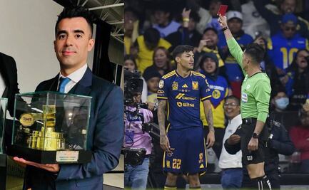Adonai Escobedo también fue premiado como mejor árbitro del Apertura 2023 y afición lo revienta