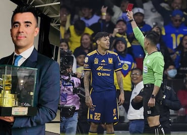 Adonai Escobedo también fue premiado como mejor árbitro del Apertura 2023 y afición lo revienta