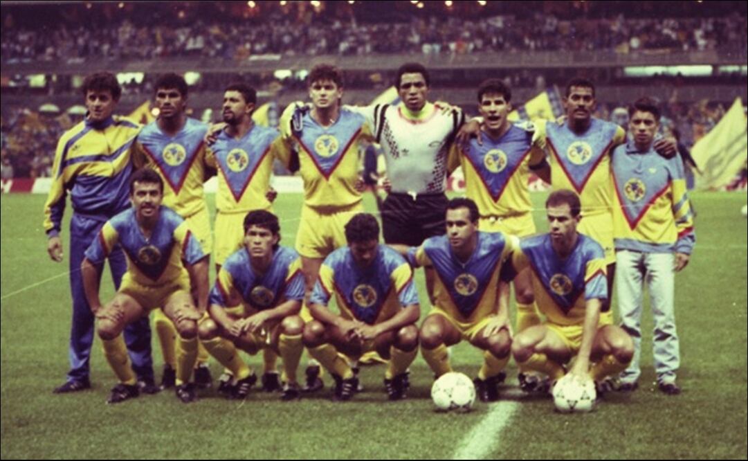 Club América, en la temporada 1990-91. FOTO: Especial