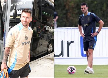 Scaloni cuida a Lionel Messi para que llegue en buena forma a la Copa América