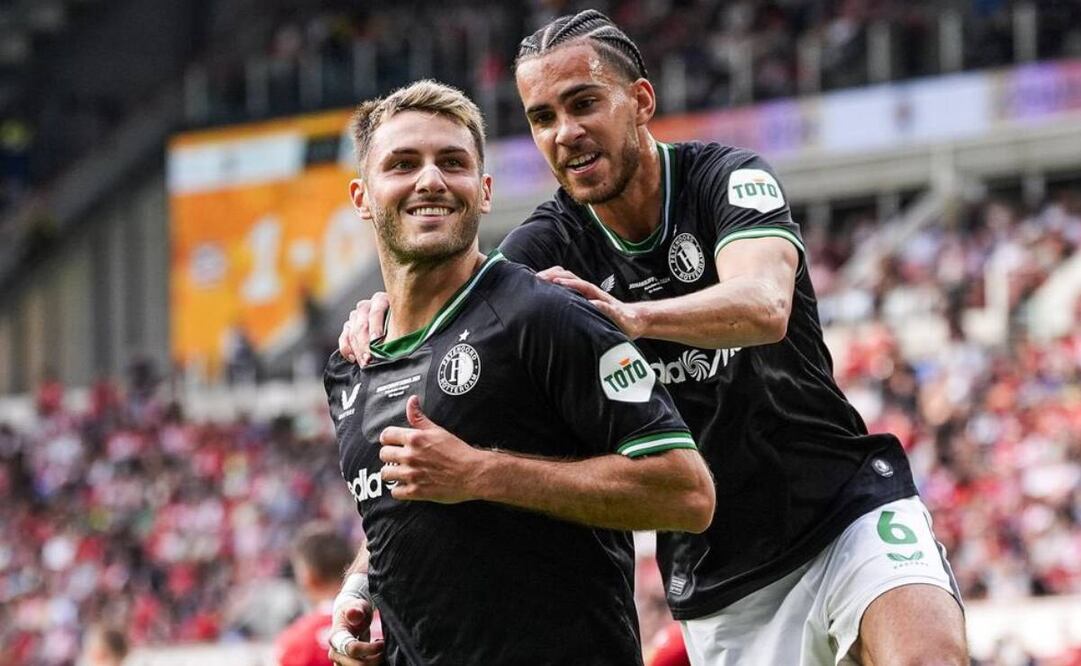 El mexicano apareció con un doblete y una asistencia. Foto: @Feyenoord