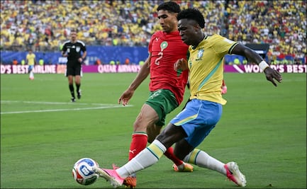 Vinícius le echa la culpa al césped tras el empate de Brasil ante Marruecos en su debut mundialista