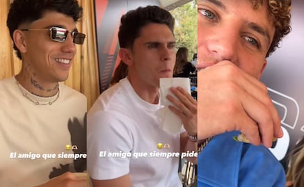 Jugadores del América la pasan a lo grande en el Gran Premio de México, previo a su duelo contra Monterrey