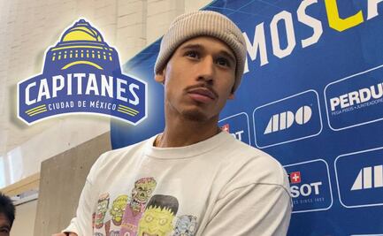 Juan Toscano no esconde su ilusión por jugar con los Capitanes de la Ciudad de México