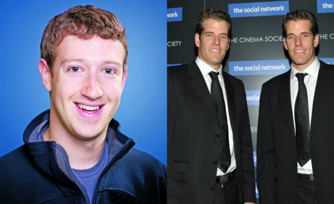 En 2009, los gemelos Tyler y Cameron Winklevoss se hicieron conocidos en todo el mundo por demandar a Mark Zuckerberg, alegando que el fundador de Facebook les había robado la idea de la red social. El problema se arregló con una suma de 65 millones de dólares. (Fotos: El Universal/AP)