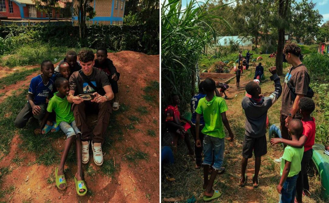 Igor Lichnovsky viajó a Kenia para ayudar a niños y jóvenes a salir adelante. Foto: Especial