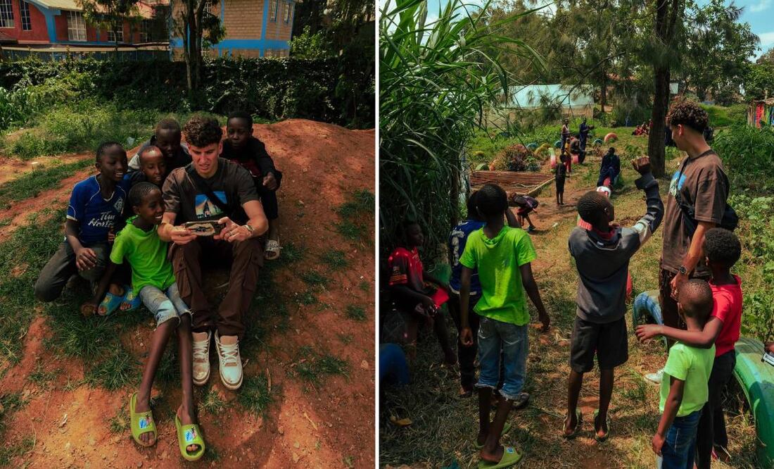 Igor Lichnovsky viajó a Kenia para ayudar a niños y jóvenes a salir adelante. Foto: Especial