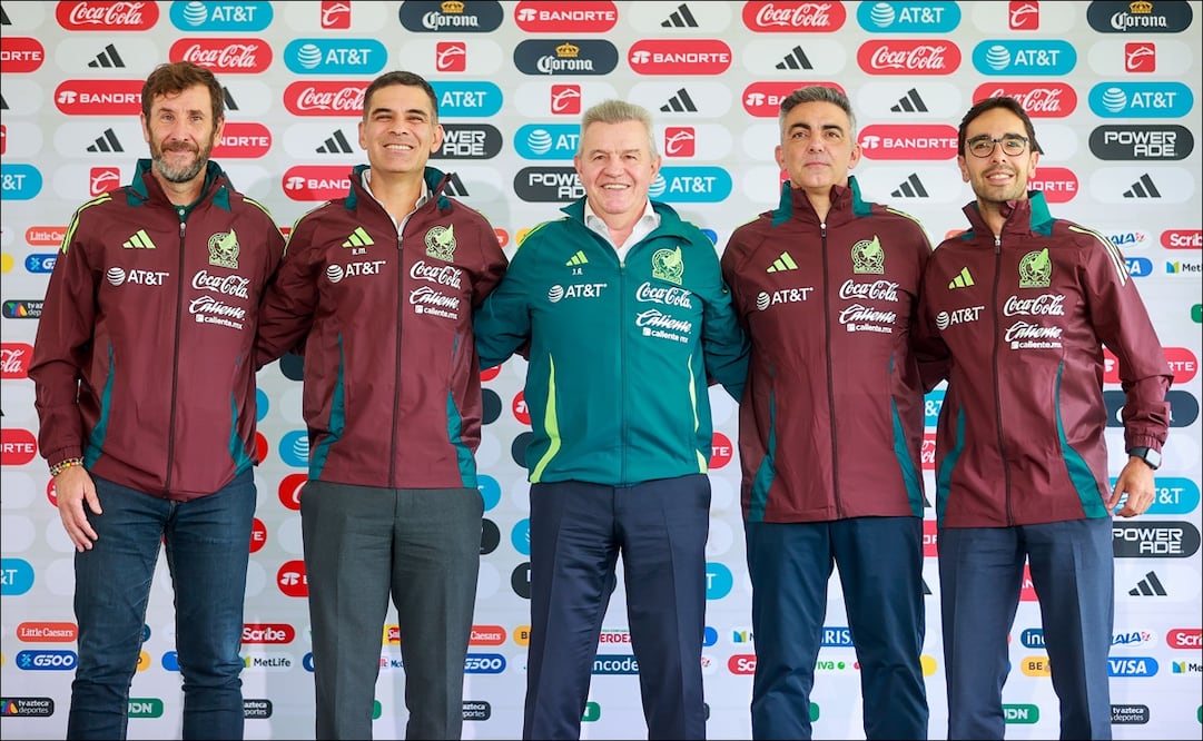 Javier Aguirre y su cuerpo técnico para su tercera etapa al frente de la Selección Mexicana - Foto: Imago7