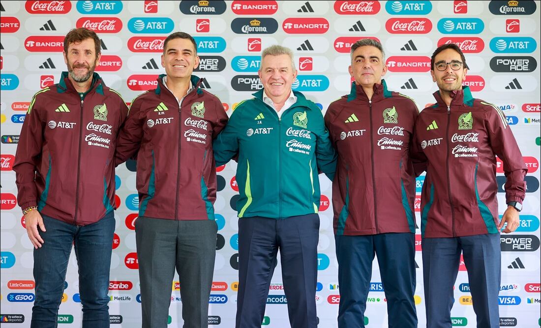 Javier Aguirre y su cuerpo técnico para su tercera etapa al frente de la Selección Mexicana - Foto: Imago7