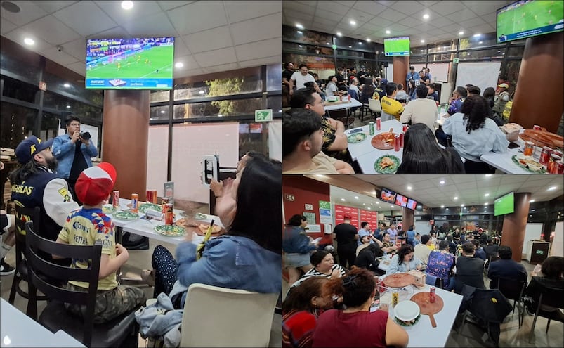 Gran ambiente se vivió al sur de la CDMX a pesar del 0-0 en la Ida de la Final América vs Toluca