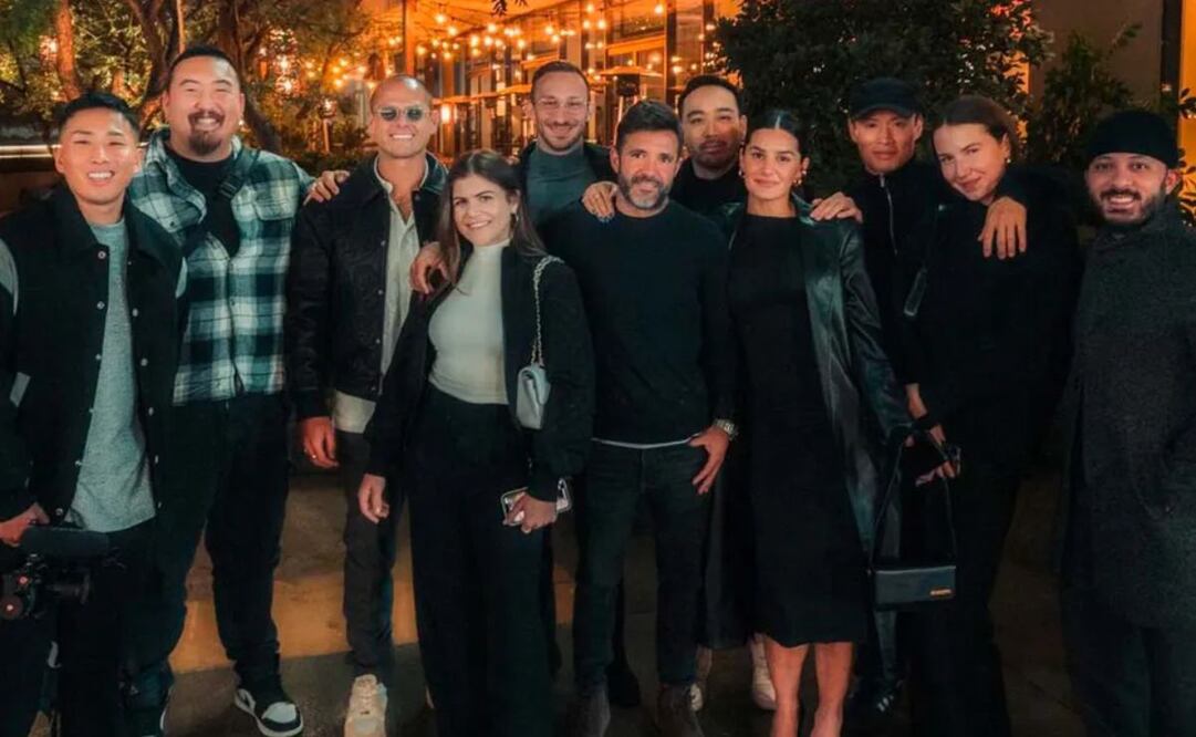 Javier Hernández con sus amigos en Los Ángeles / FOTO: Instagram @ch14_