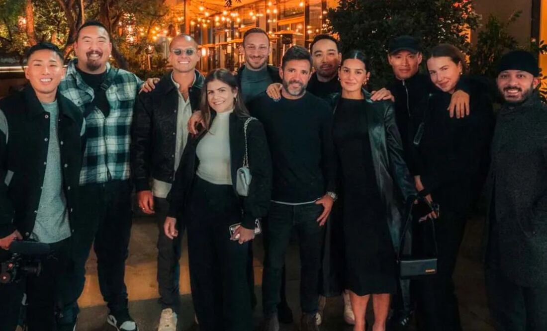 Javier Hernández con sus amigos en Los Ángeles / FOTO: Instagram @ch14_