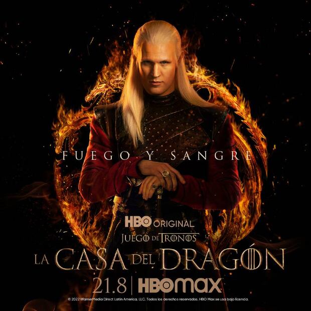 “House of the Dragon” presenta a sus personajes con nuevo tráiler y pósters