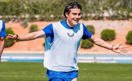 Luka Romero ya viste como cementero; comparten imagen del jugador con indumentaria de Cruz Azul