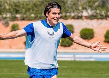 Luka Romero ya viste como cementero; comparten imagen del jugador con indumentaria de Cruz Azul